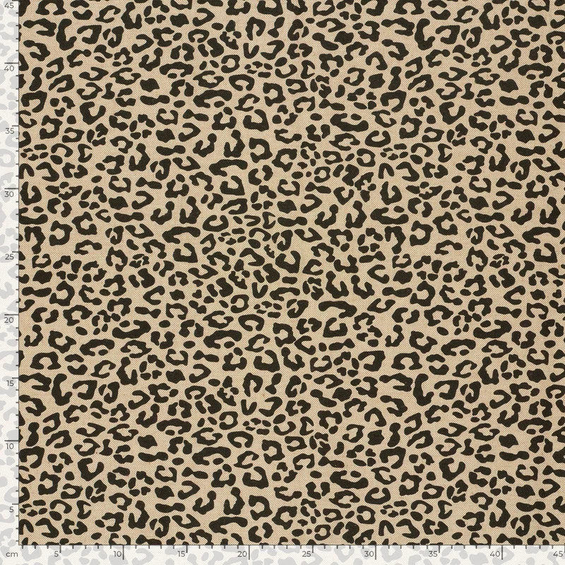 Leinenoptik Panther – Beige