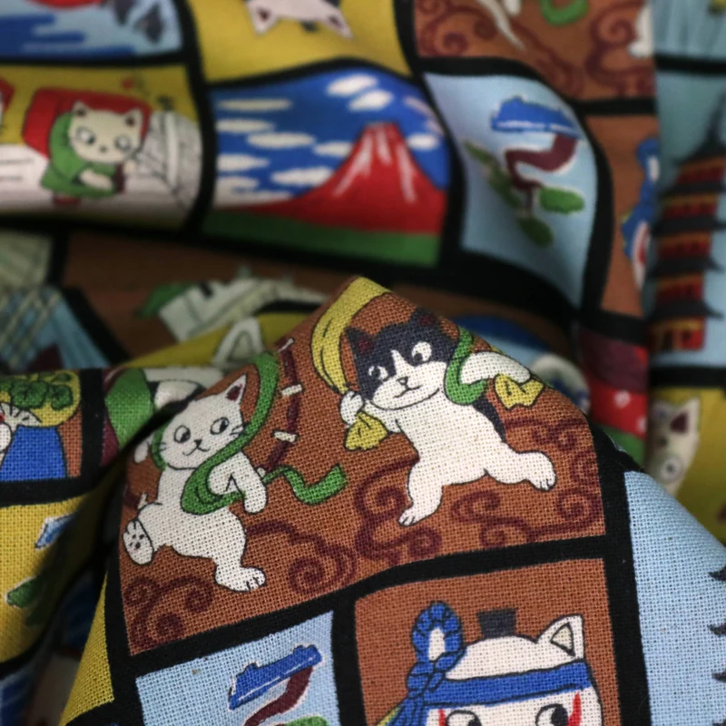 Traditionelle japanische Katzen - Schwarz