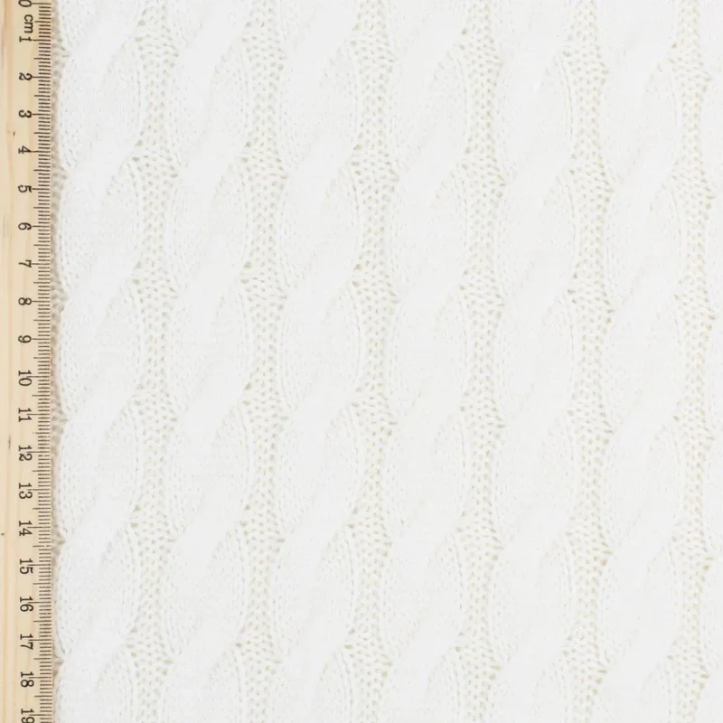 Strickstoff Nordic Cable | Ecru