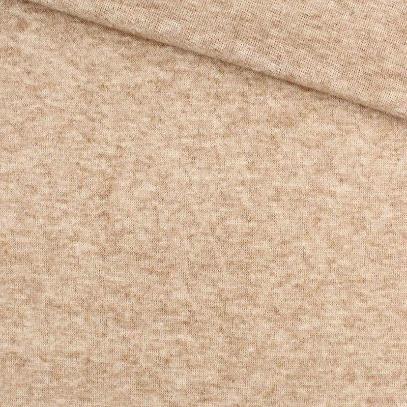 Strickjersey Beige