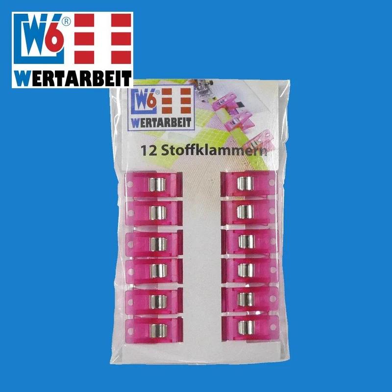 W6 Stoffklammern 12 Stück