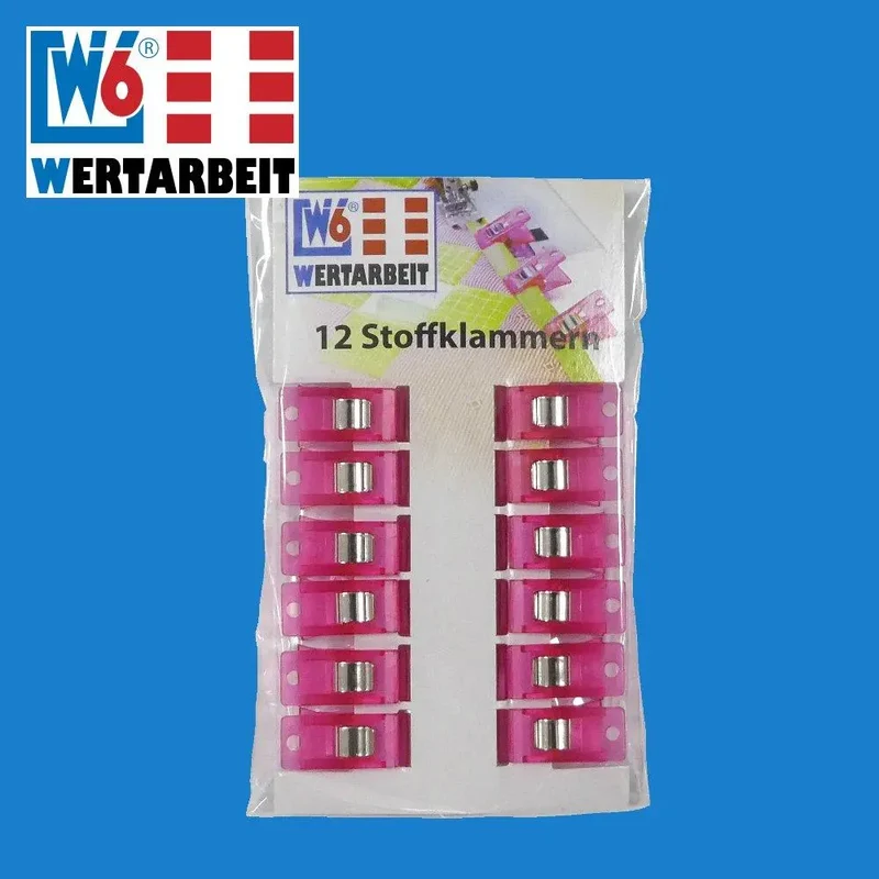 W6 Stoffklammern 12 Stück