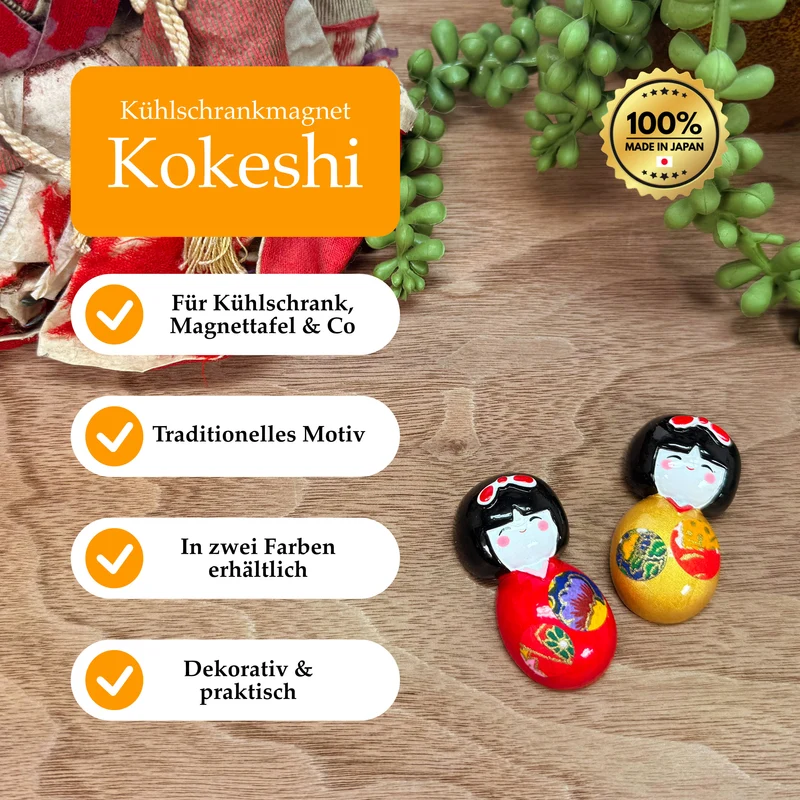 Kokeshi Kühlschrankmagnet