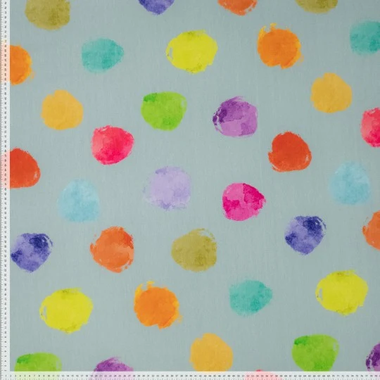 French Terry Aquarell Punkte