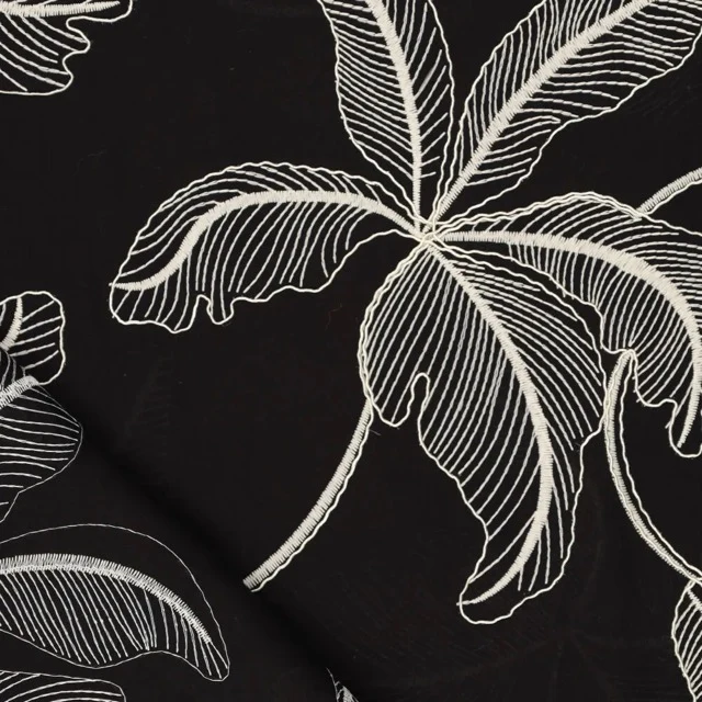 Cotton Voile Tropica Embroidery