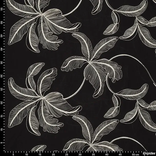 Cotton Voile Tropica Embroidery