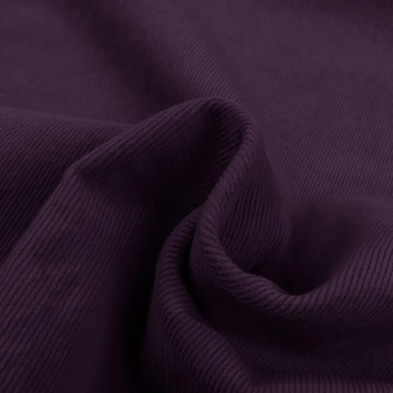 Feincord Stretch gewaschen Uni
