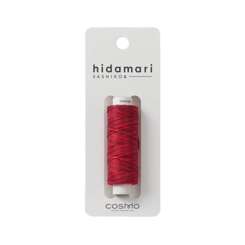 Hidamari Sashiko Garn - Verlauf - 401 rot