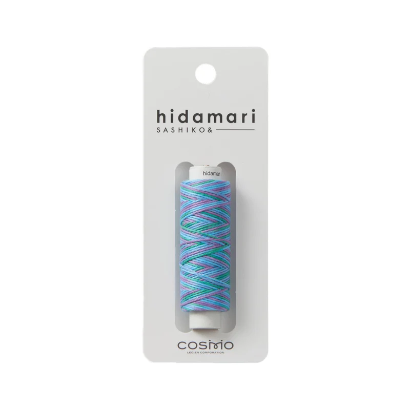Hidamari Sashiko Garn - Multicolor - 305 lila blau