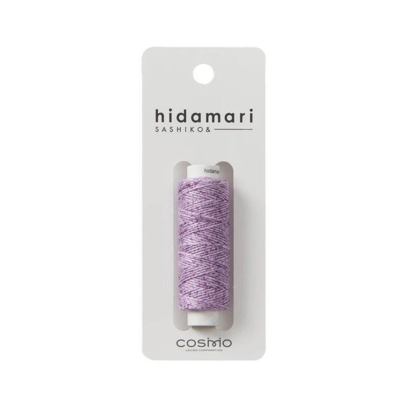 Hidamari Sashiko Garn - Melange - 204 lila