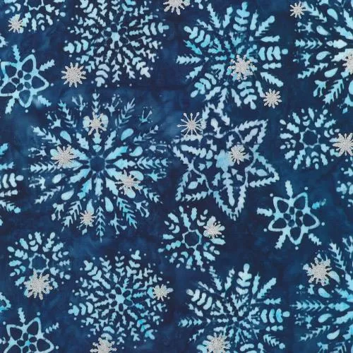 Robert Kaufman, Artisan Batiks, Evergreen Metallic Batiks - 10pc Fat Quarter Bundle