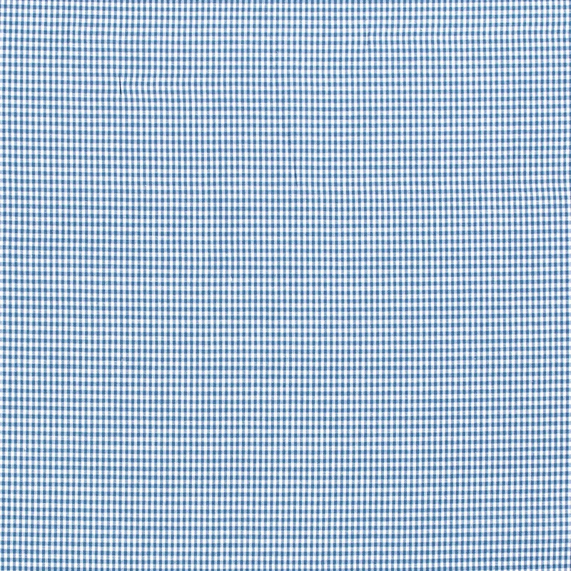 Baumwollpopeline Karo – Indigo