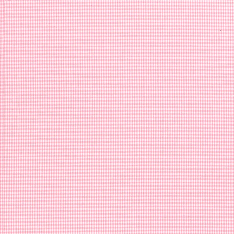 Baumwollpopeline Karo – Rosa
