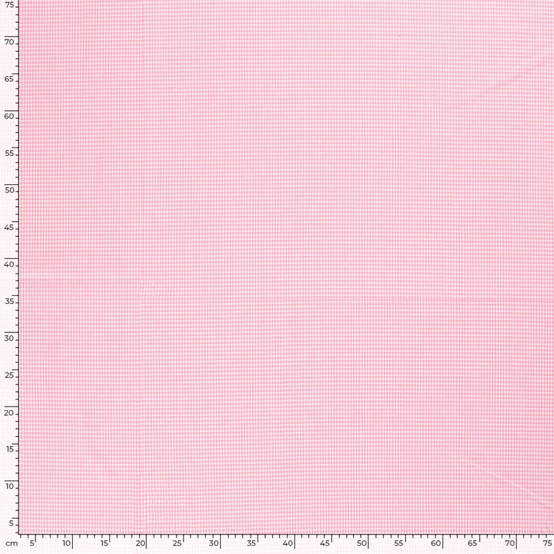 Baumwollpopeline Karo – Rosa