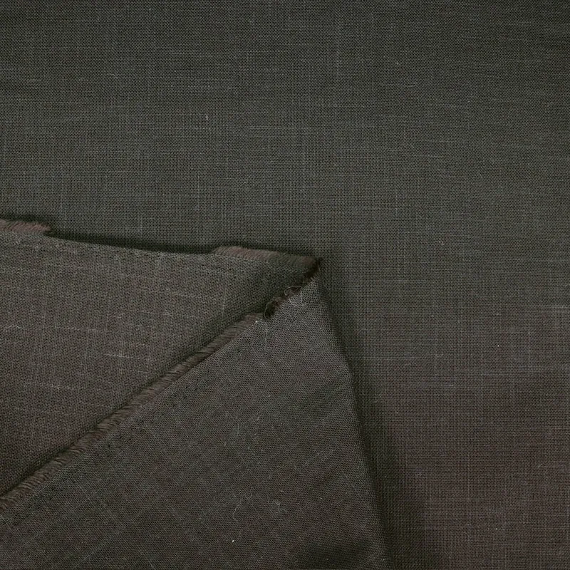 Sashiko Stoff Einfarbig - Schwarz