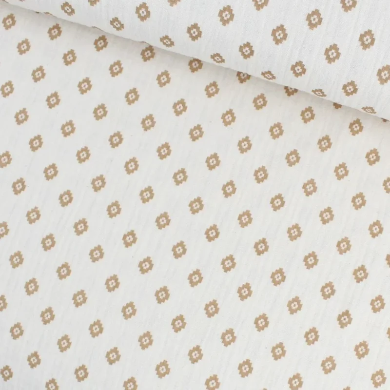 Musselin Stoff | Boho Rauten