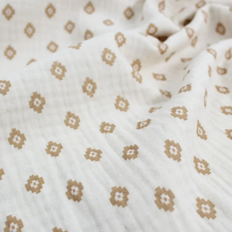 Musselin Stoff | Boho Rauten