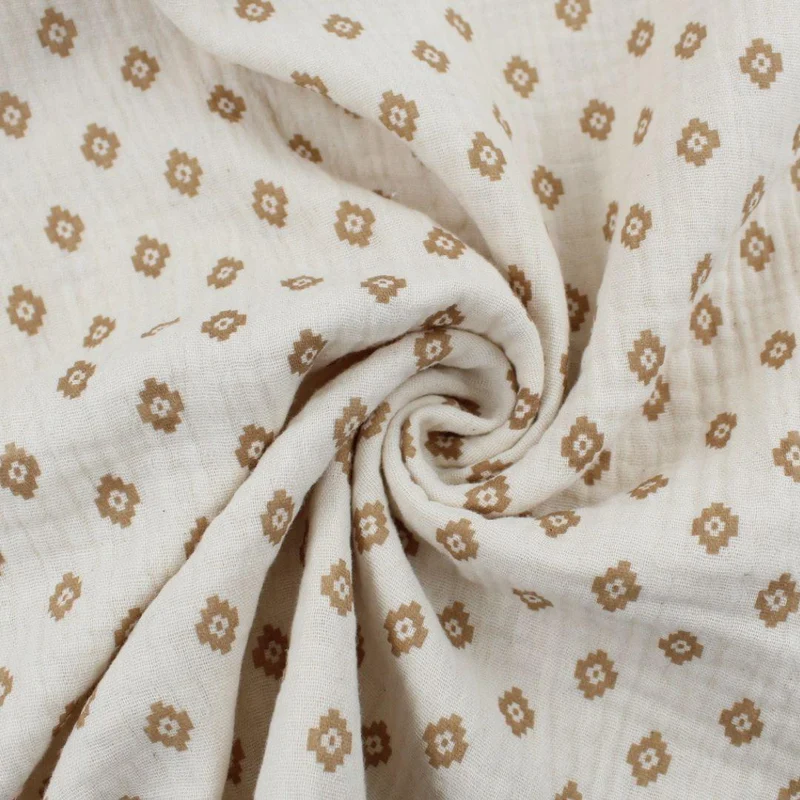 Musselin Stoff | Boho Rauten