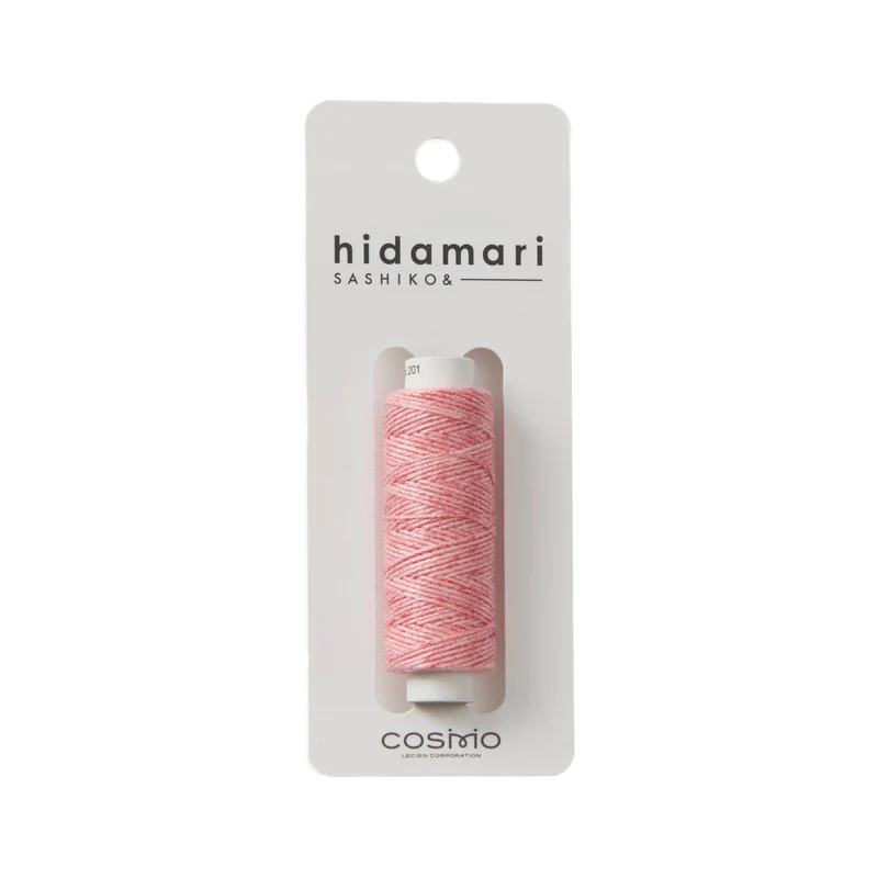 Hidamari Sashiko Garn - Melange - 201 rosa