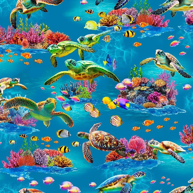 Underwater Paradise-Sea Life Sea, Multi
