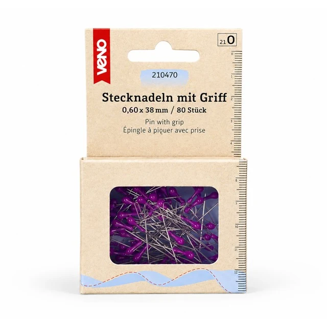 Veno Stecknadeln mit Griff 38 x 0,60 mm