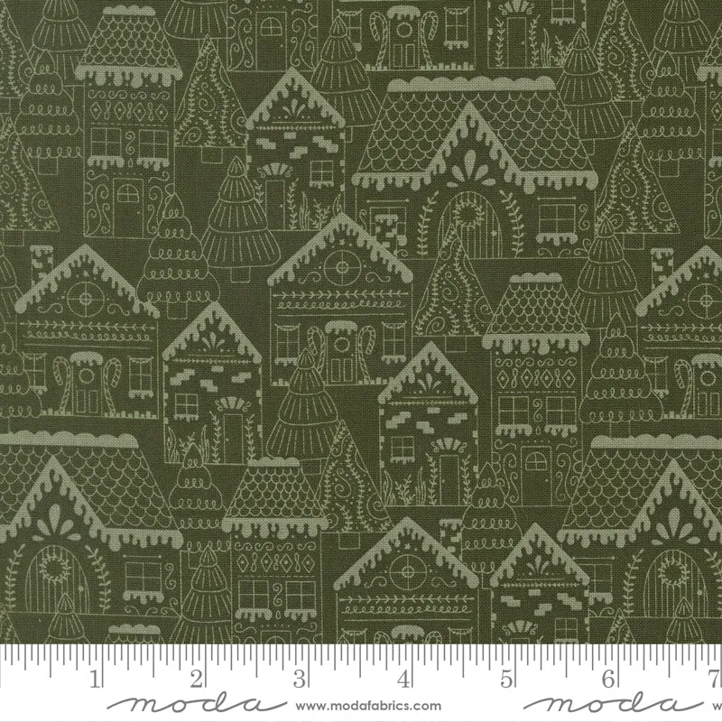 Peppermint & Holly Table Runner Kit featuring Gingerbread Lane