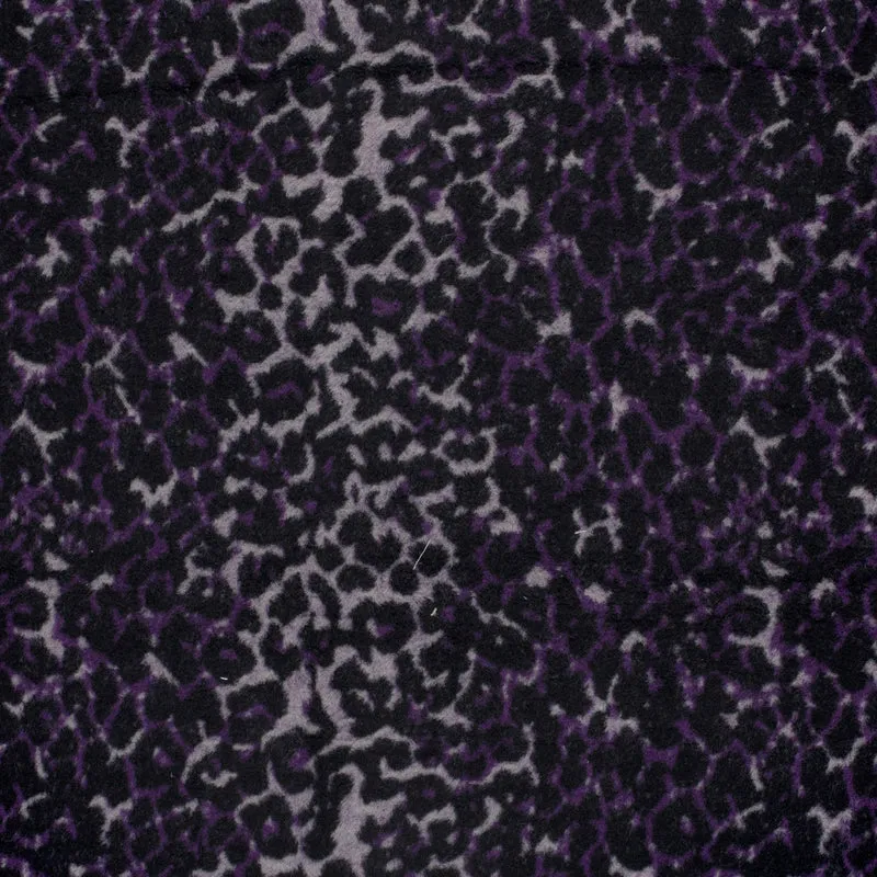 Jacquard Leoparden – Aubergine