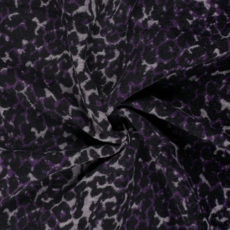 Jacquard Leoparden – Aubergine