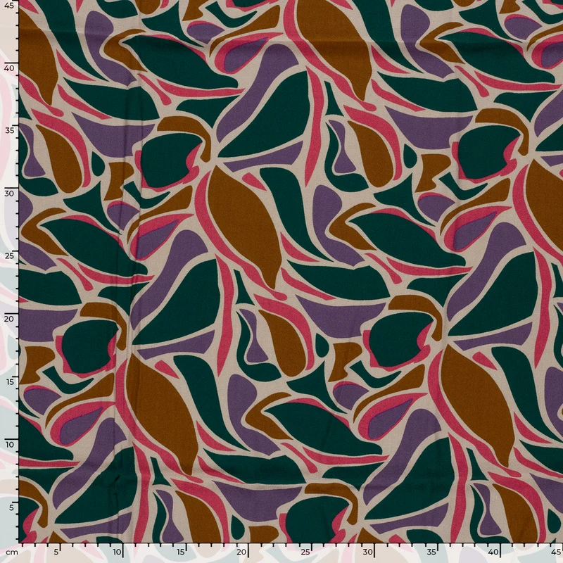 Satin Abstrakt – Marine