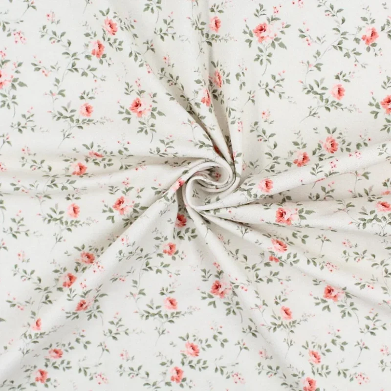 Jersey Stoff „Kleine Rosen“
