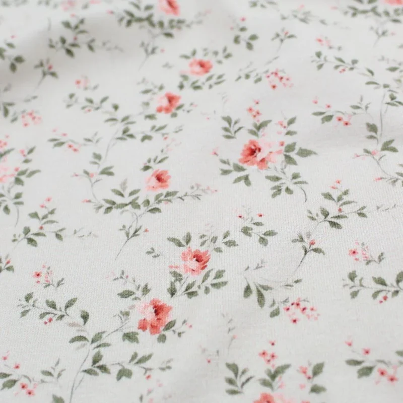 Jersey Stoff „Kleine Rosen“