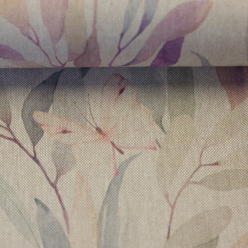 Canvas Leinenoptik Christel Floral Swafing