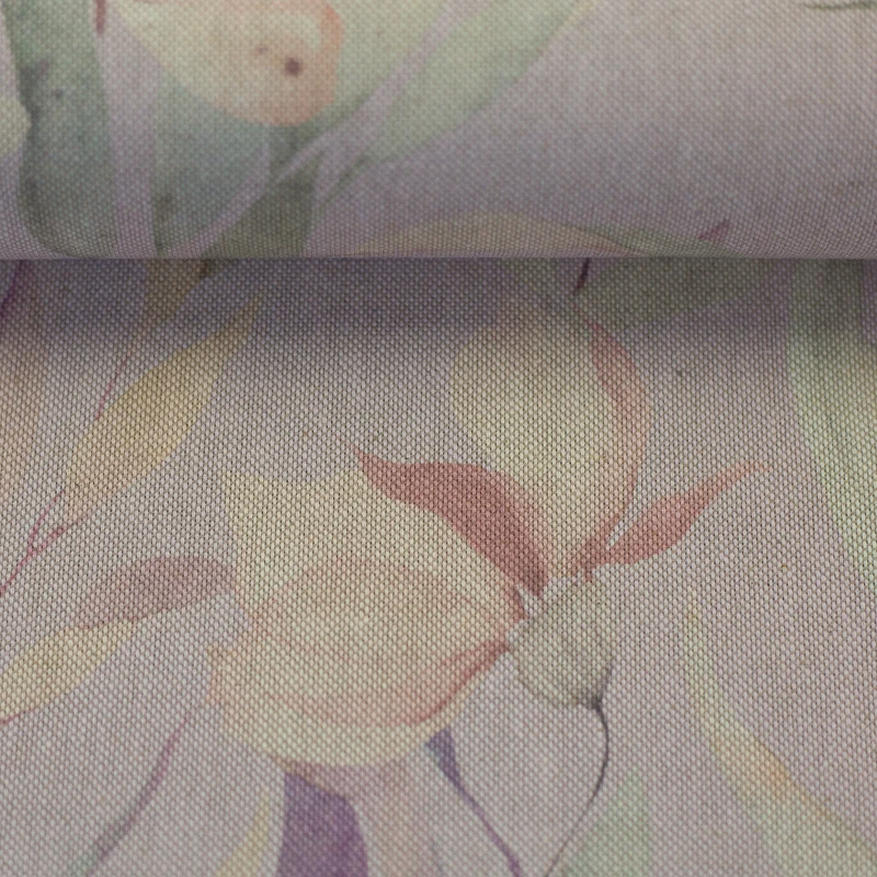 Canvas Leinenoptik Christel Floral Swafing