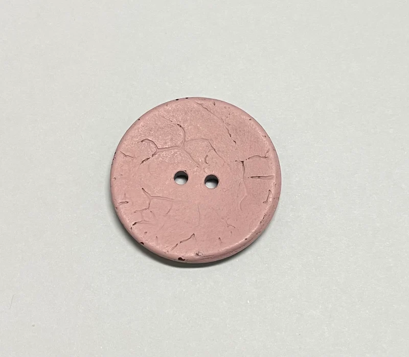 Kokos Knopf 2 Loch Ø 30 mm rosa