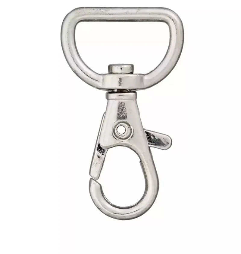 Karabinerhaken 20 mm silber