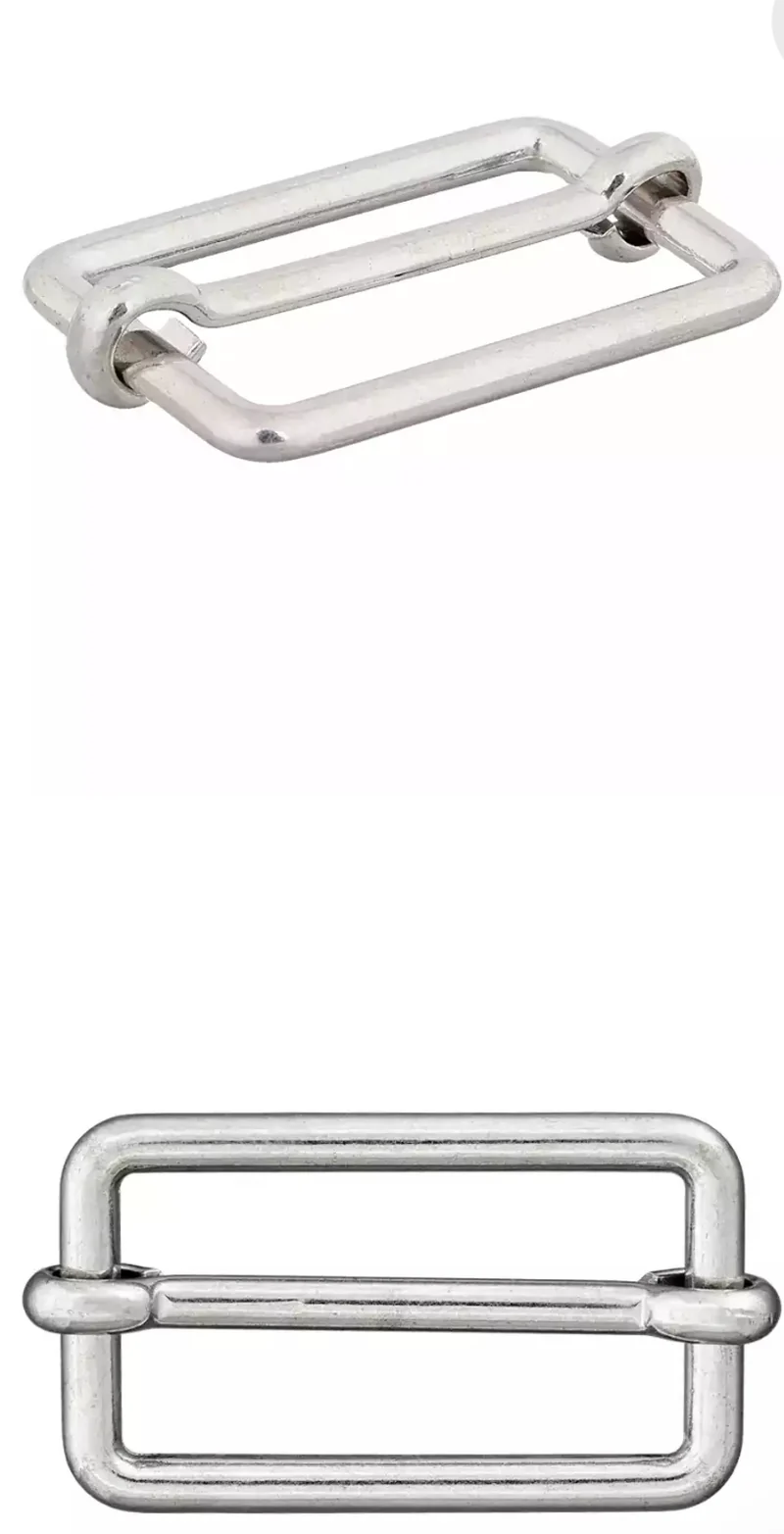 Leiterschnalle 20 mm silber