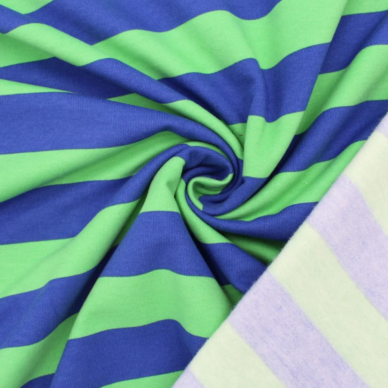 Sweatstoff Bunte Streifen