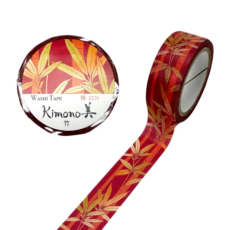 Washi-Tape - Kimono - Bambus & Streifen