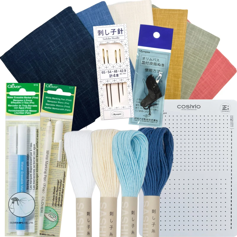 Sashiko Starter-Set - Plus + Gratis Anleitung