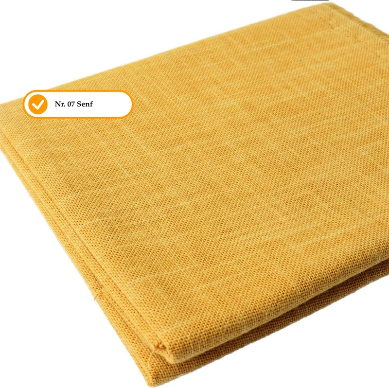 Sashiko Stoff Einfarbig - Zuschnitt - 50 x 55 cm