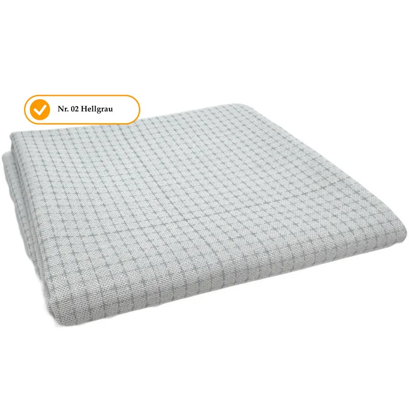 Sashiko Stoff mit Raster - Zuschnitt 50 x 108 cm