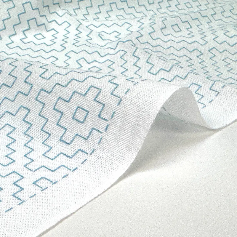Daruma Sashiko Mustertuch - Hitomezashi