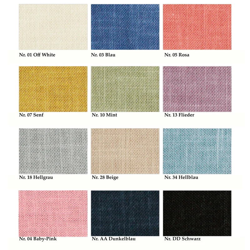 Sashiko Stoff Einfarbig - Zuschnitt - 50 x 55 cm
