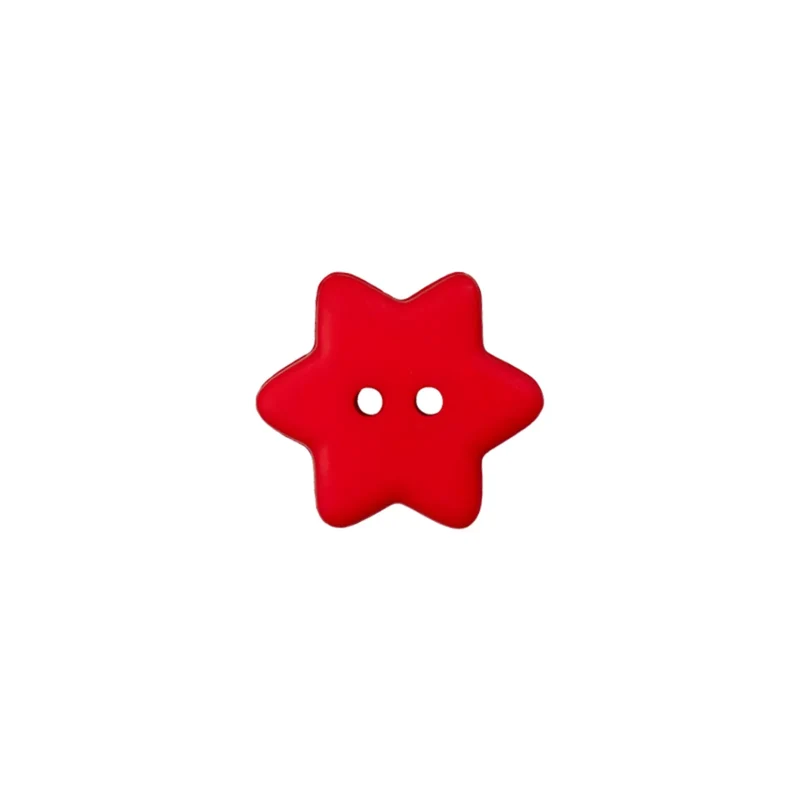 Prym Knopf Stern 15 mm – Rot, Blau oder Violett