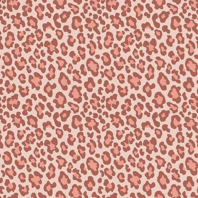 French Terry Crêpe Leo Print