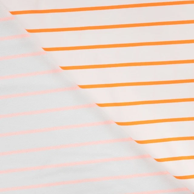 French Terry Neon Streifen