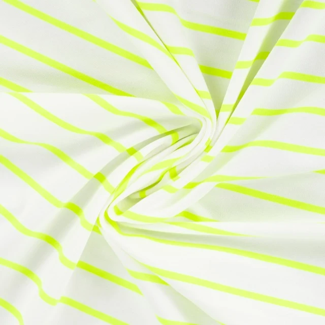 French Terry Neon Streifen