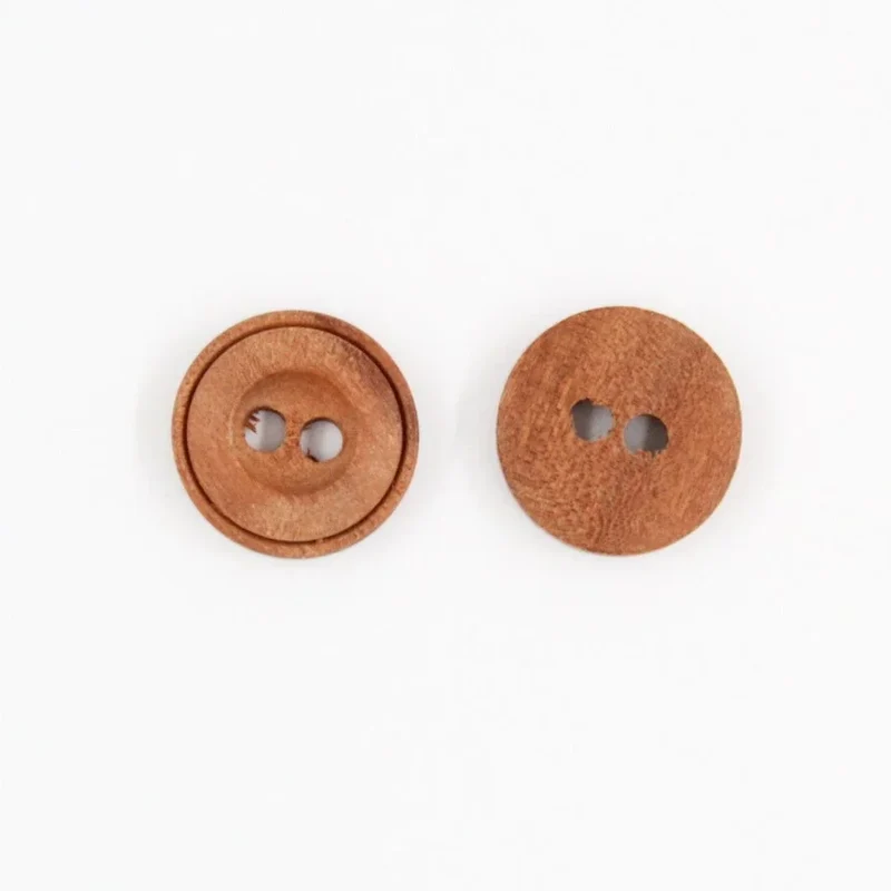 Holzknopf 2 Löcher | 22 mm