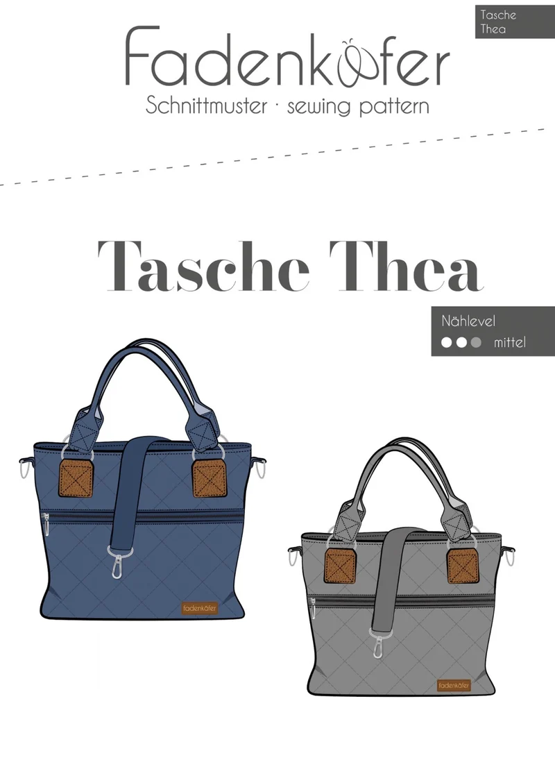 Fadenkäfer Schnittmuster "Tasche Thea"