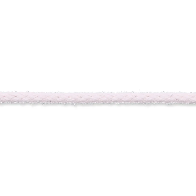 Baumwollkordel Uni 3 mm hellrosa